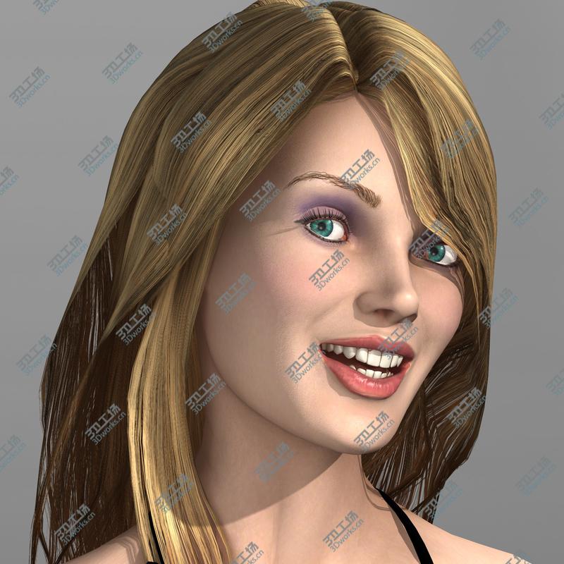images/goods_img/20210319/Rigged and Animated Young Woman(1)/2.jpg